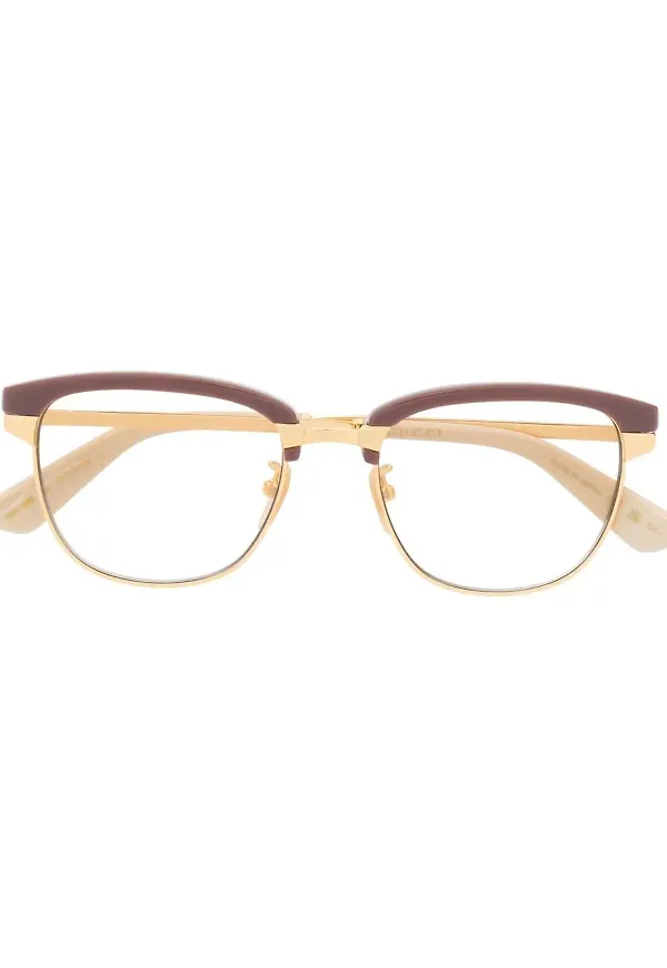 Gucci Eyewear tonade solglasögon med Wayfarer-bågar - Neutral