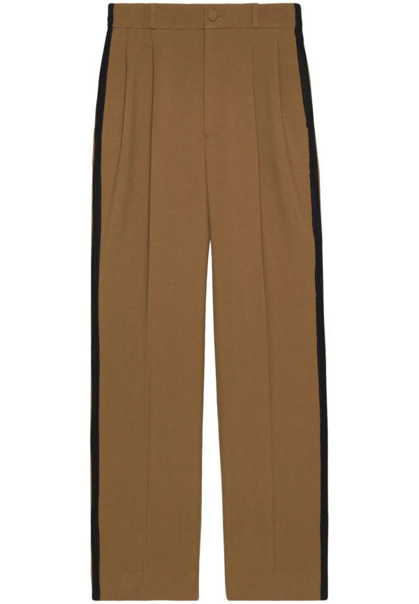 Gucci finbyxor med hög midja - Brun