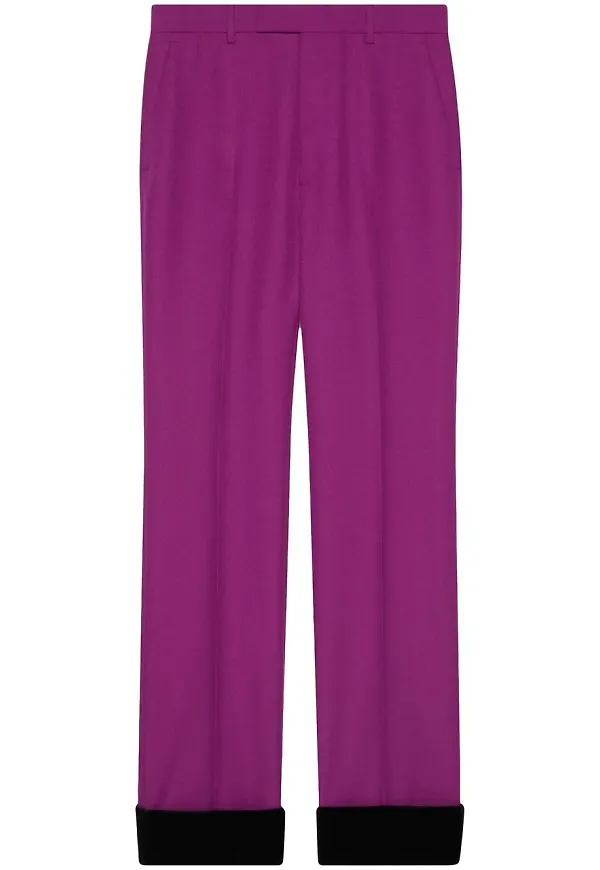 Gucci finbyxor med pressveck - Lila