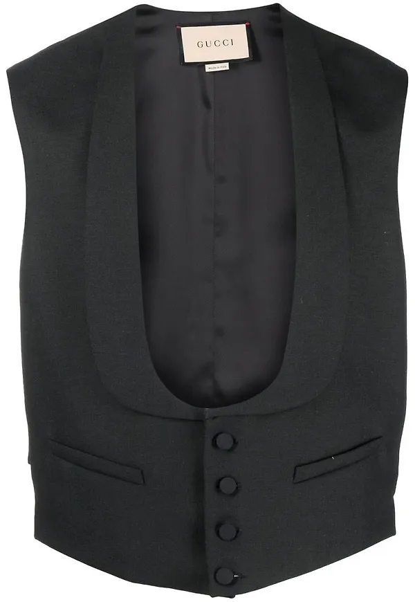 Gucci formell ullväst - Svart