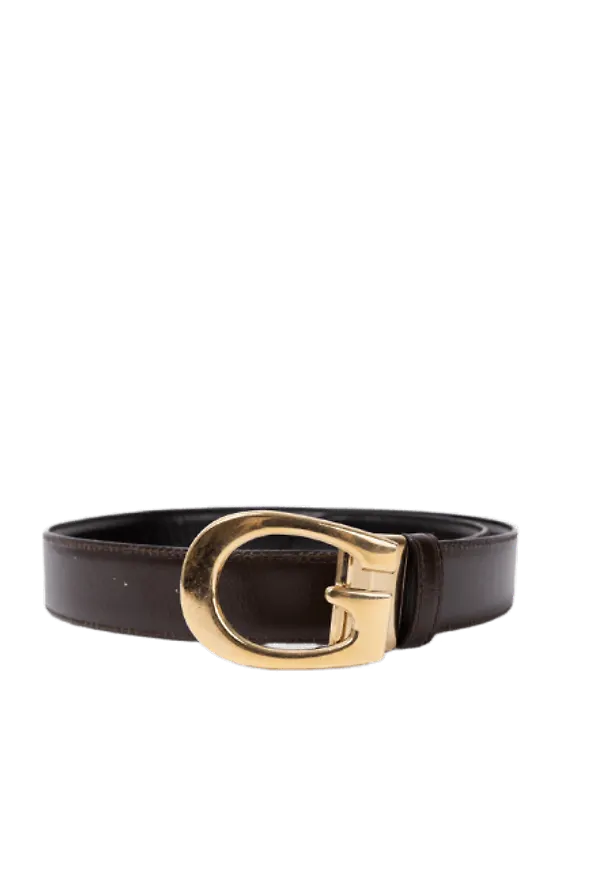 Gucci G Leather Belt