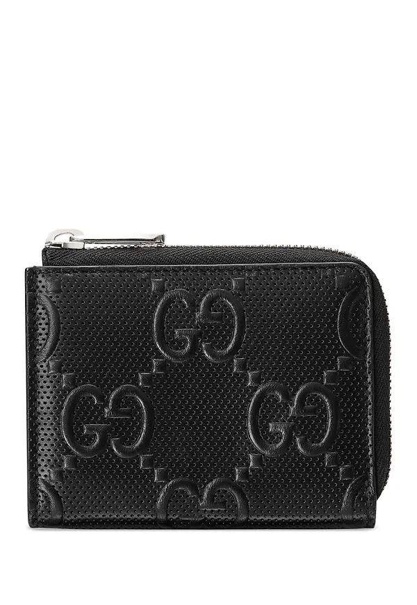 Gucci GG-präglad plånbok - Svart