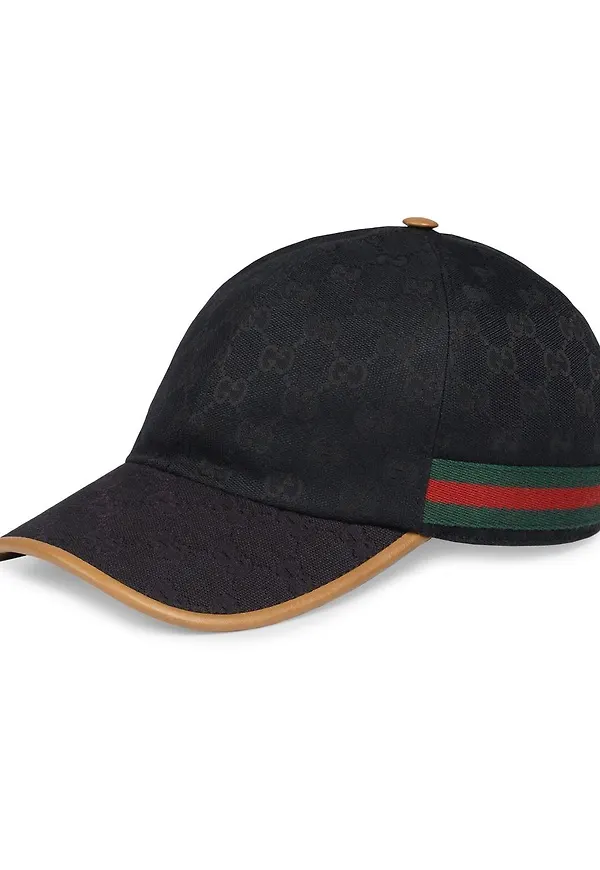 Gucci GG basebollkeps med tryck - Svart