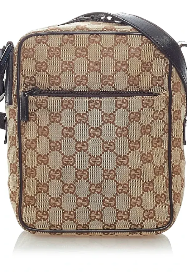 Gucci Gg Canvas Crossbody Bag