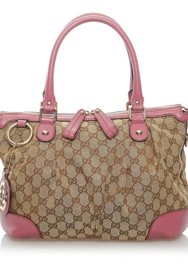 Gucci Gg Canvas Sukey Satchel