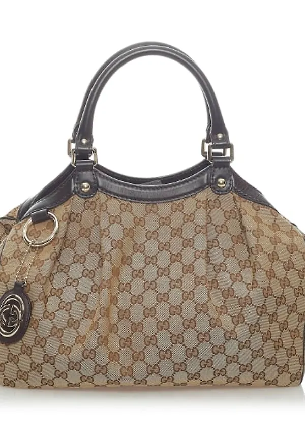 Gucci Gg Canvas Sukey Shoulder Bag