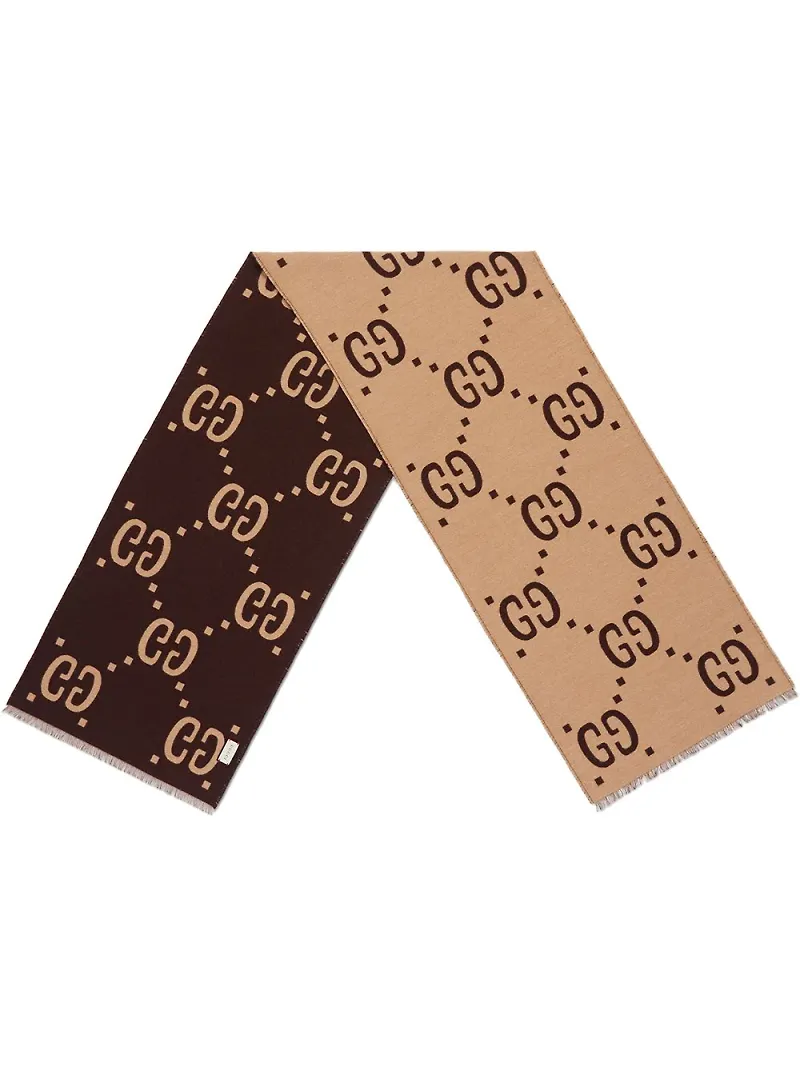 Gucci GG halsduk - Brun