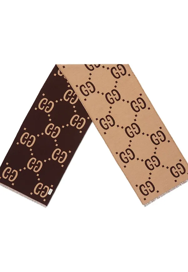 Gucci GG halsduk - Brun