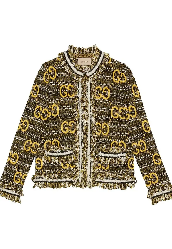 Gucci GG jacka med monogram - Svart