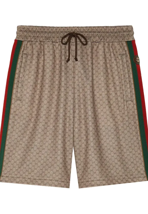 Gucci GG jerseyshorts - Brun