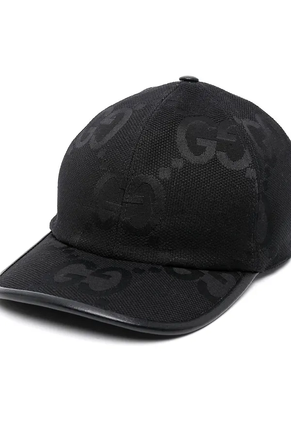 Gucci GG Jumbo basebollkeps - Svart