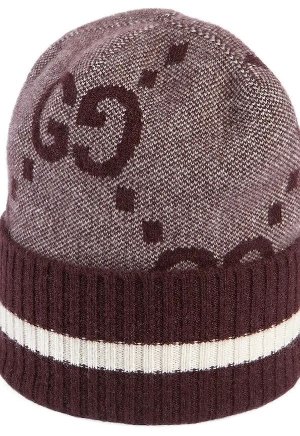 Gucci GG kashmirhatt - Brun