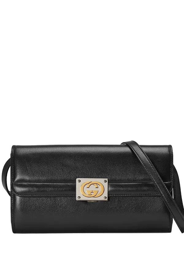 Gucci GG liten axelväska - Svart