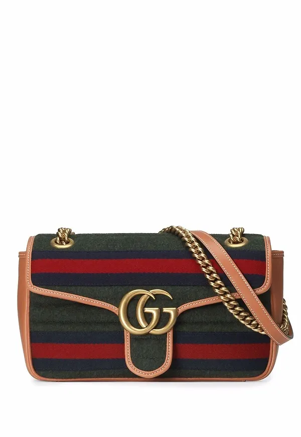 Gucci GG Marmont axelväska - Grön