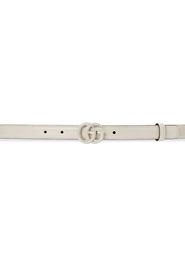 Gucci GG Marmont bälte - Vit