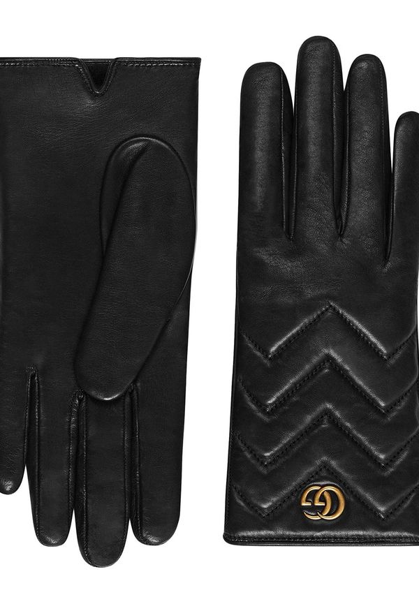 Gucci GG Marmont handskar - Svart