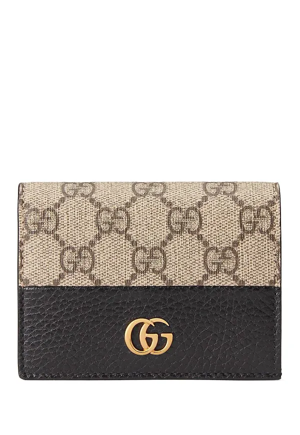 Gucci GG Marmont kortfodral - Brun