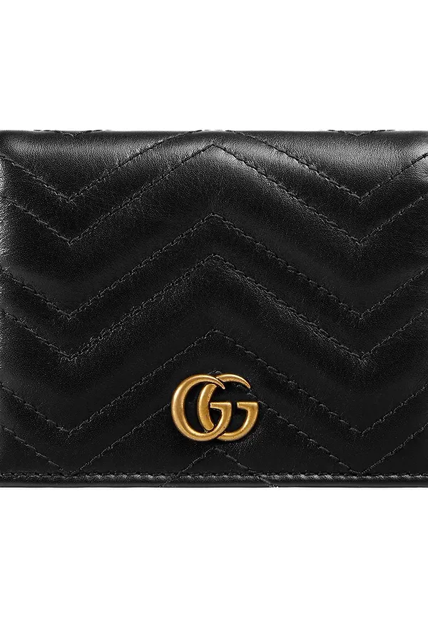 Gucci GG Marmont kortfodral - Svart