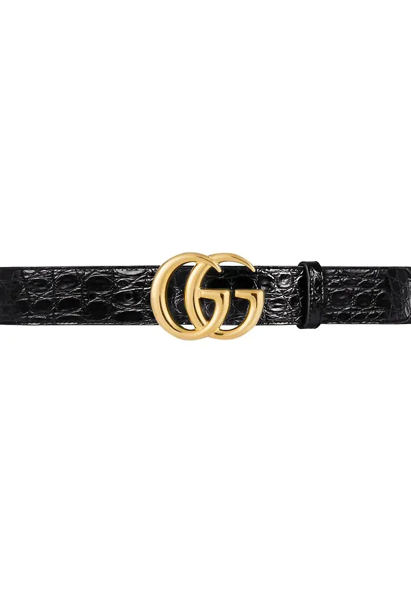 Gucci GG Marmont skärp - Svart