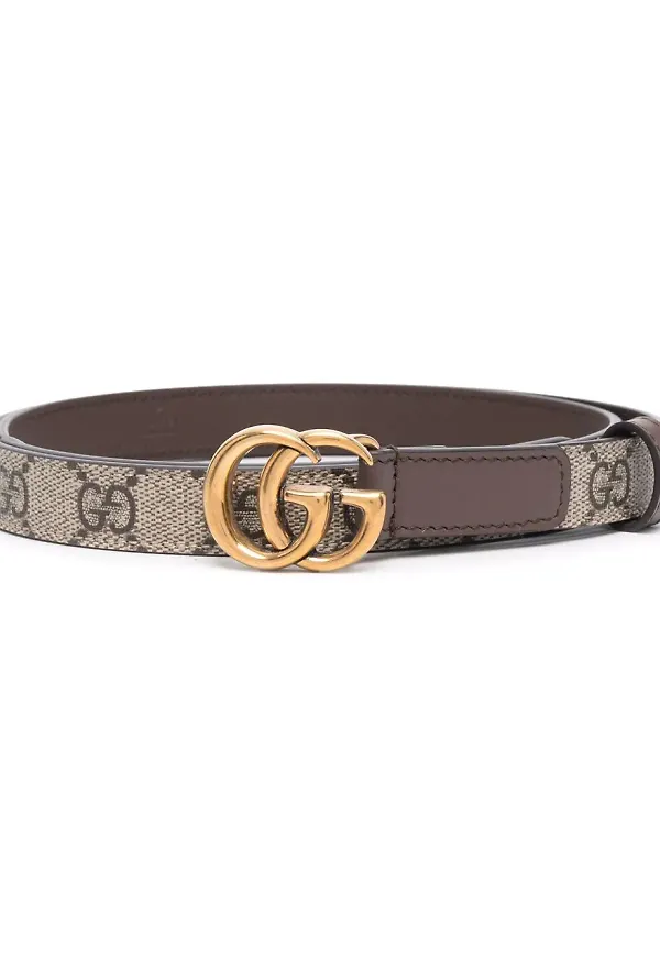 Gucci GG Marmont tunt bälte - Neutral