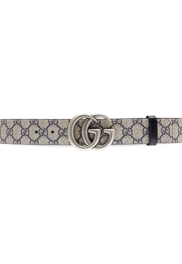 Gucci GG Marmont vändbart bälte - Blå