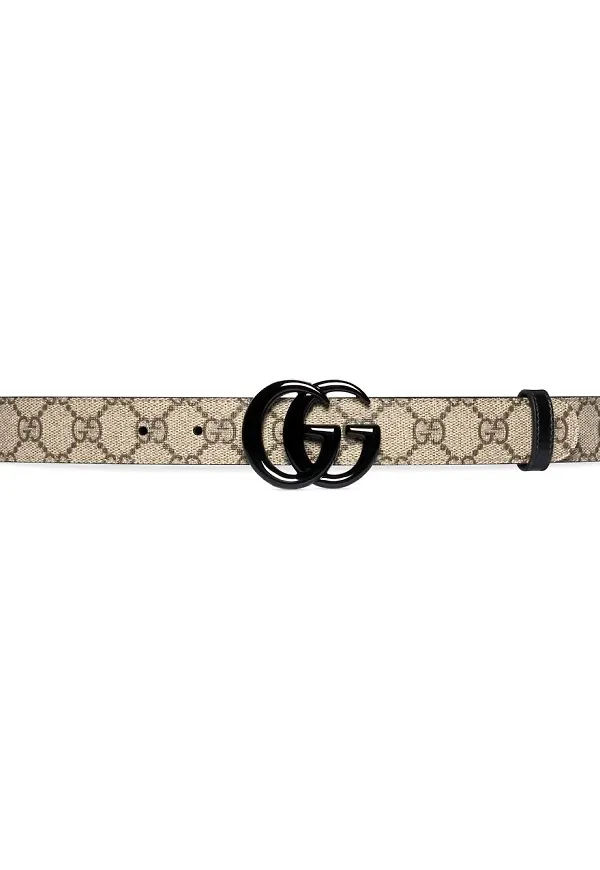 Gucci GG Marmont vändbart bälte - Neutral