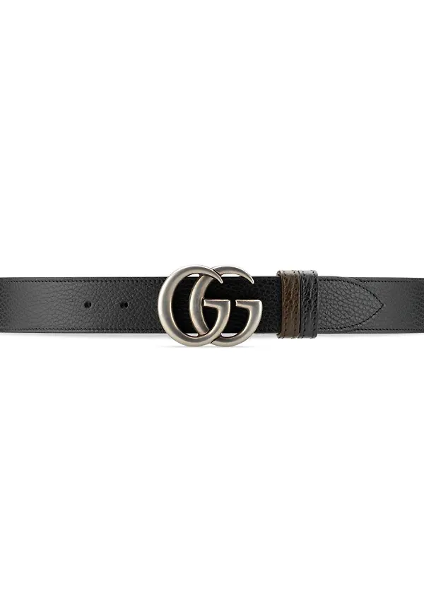 Gucci GG Marmont vändbart bälte - Neutral