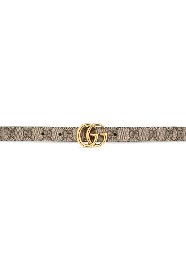 Gucci GG Marmont vändbart bälte - Neutral