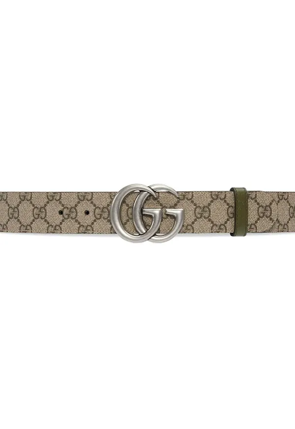 Gucci GG Marmont vändbart bälte - Neutral