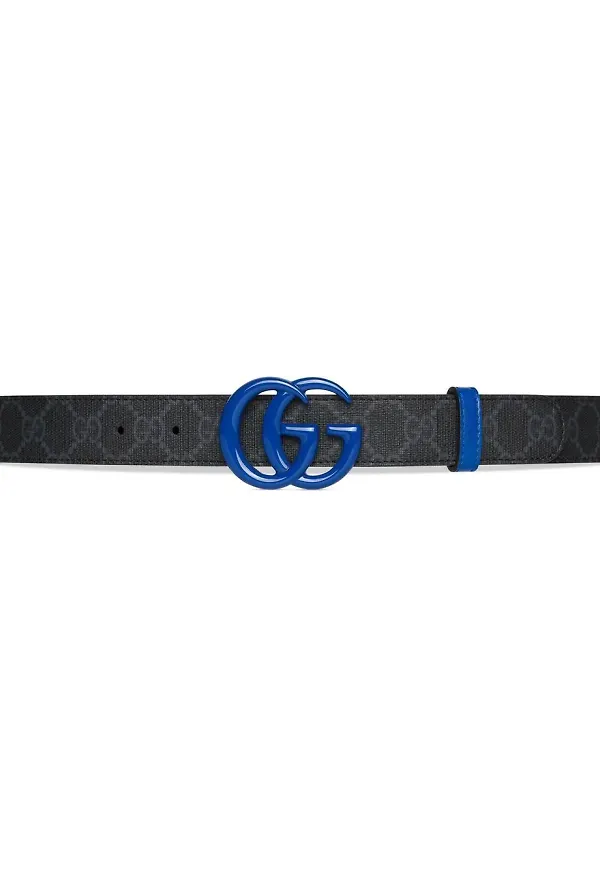 Gucci GG Marmont vändbart bälte - Svart
