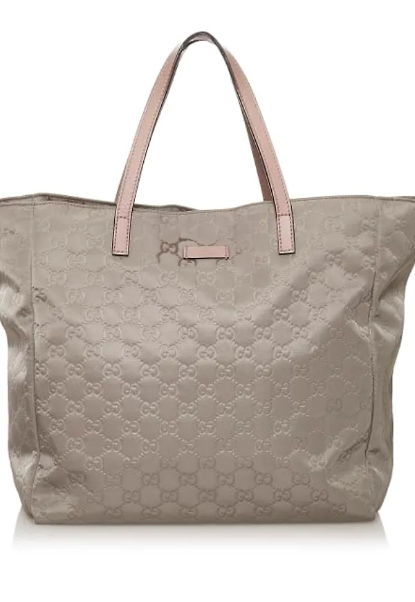 Gucci Gg Nylon Tote Bag