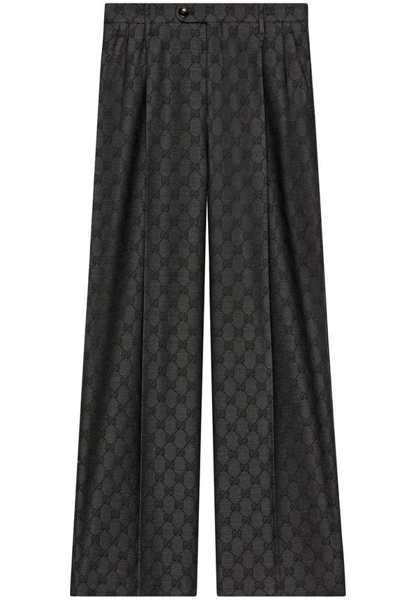 Gucci GG palazzobyxor - Grå