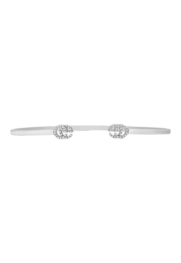 Gucci GG Running manschettarmband - 9066 silver