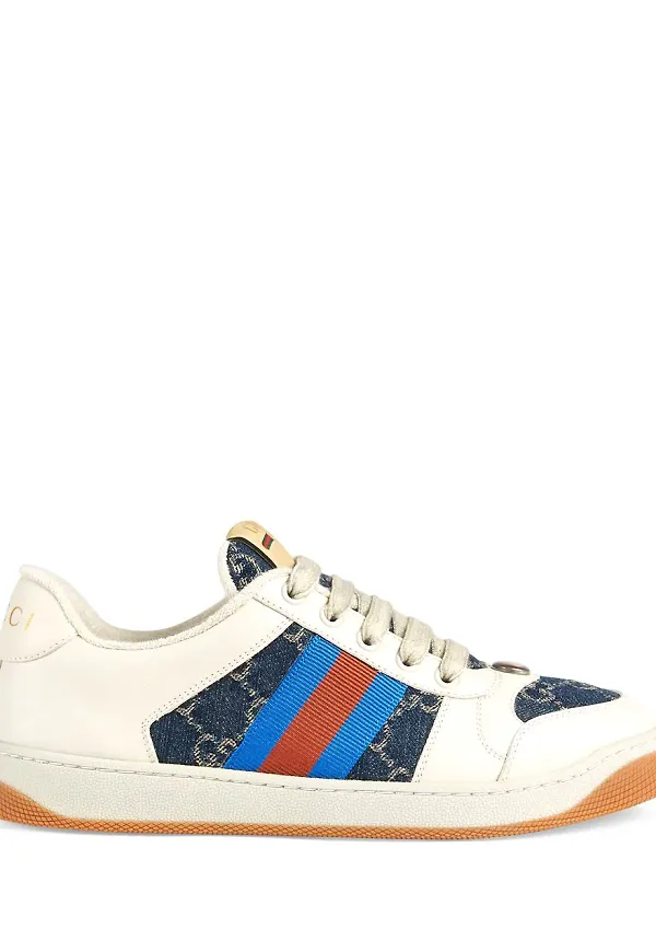 Gucci GG Screener låga sneakers - Vit