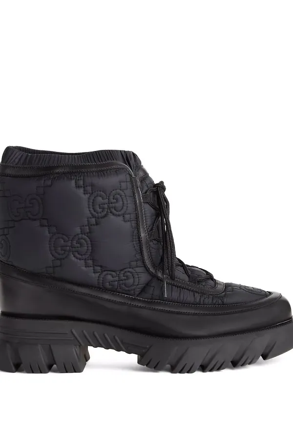 Gucci GG stövletter - Svart