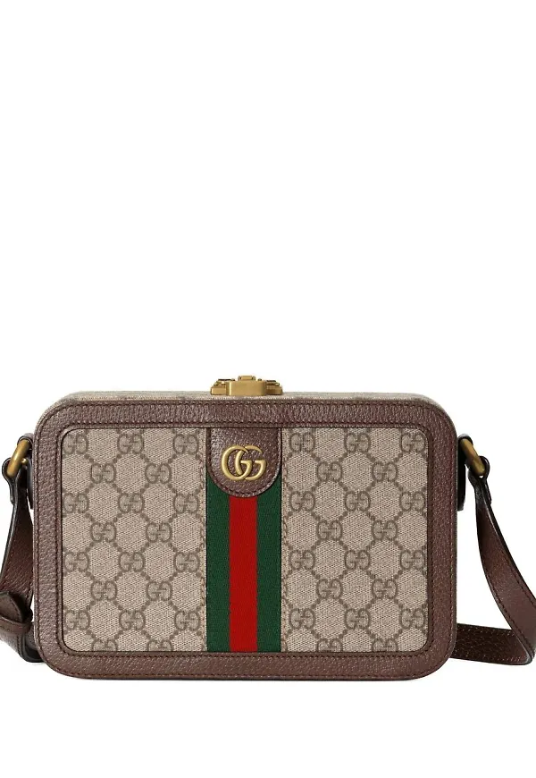 Gucci GG Supreme axelremsväska - Neutral