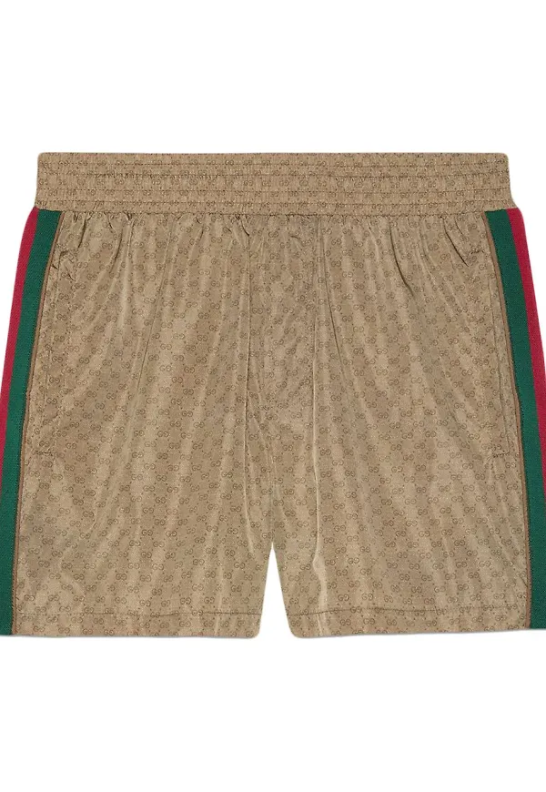 Gucci GG Supreme badshorts - Brun