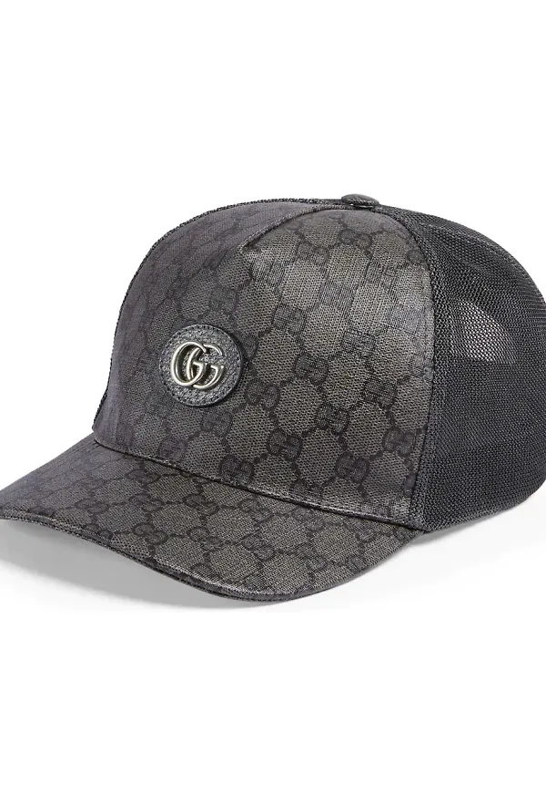Gucci GG Supreme basebollkeps - Grå