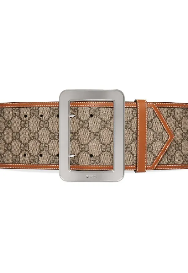 Gucci GG Supreme bälte - Neutral