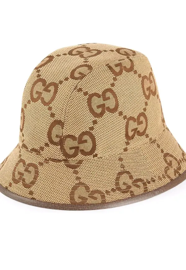 Gucci GG Supreme fiskehatt - Neutral