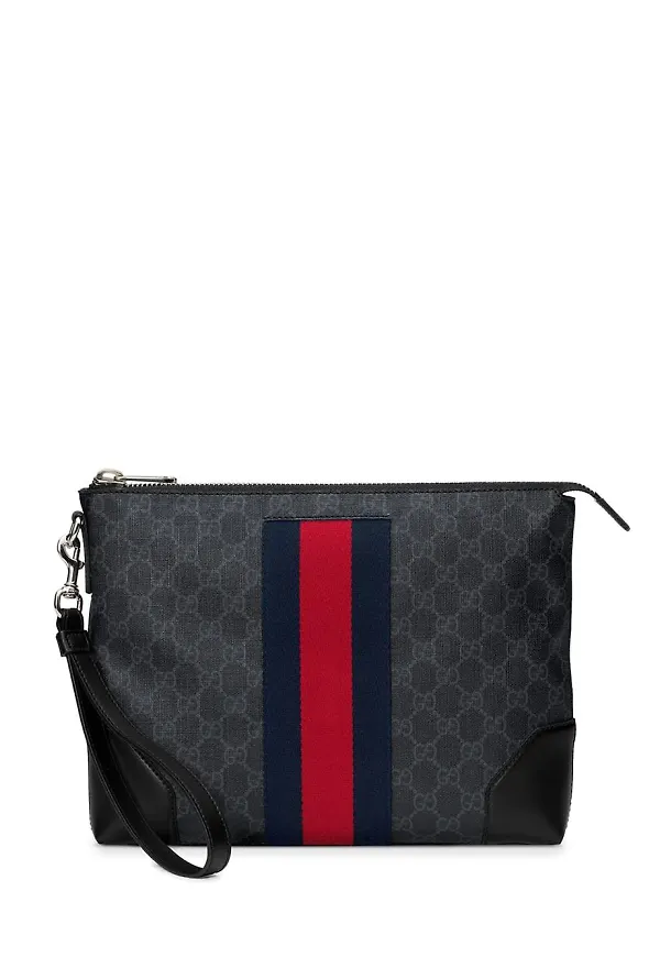Gucci GG Supreme herrväska - Svart