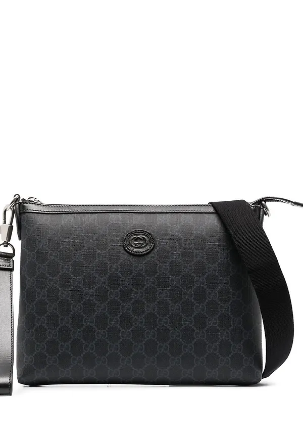 Gucci GG Supreme kurirväska - Svart