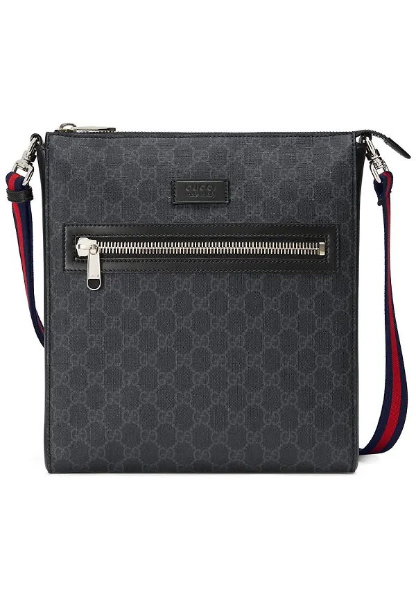 Gucci GG Supreme kurirväska - Svart