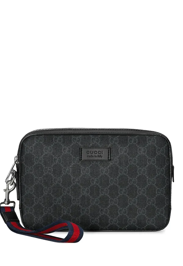 Gucci GG Supreme necessär - Svart