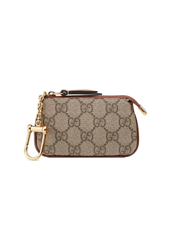 Gucci GG Supreme nyckelfodral - Neutral