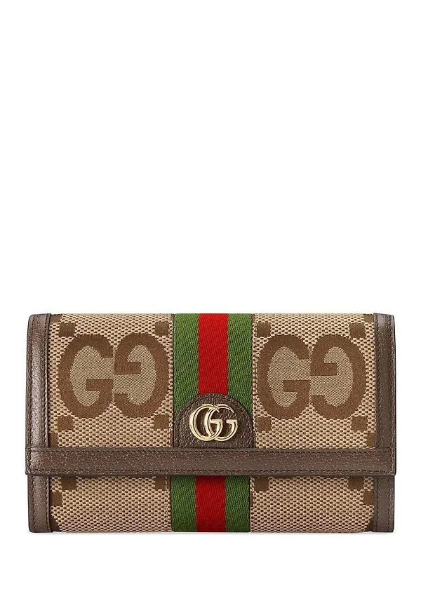 Gucci GG Supreme Ophidia plånbok - Brun