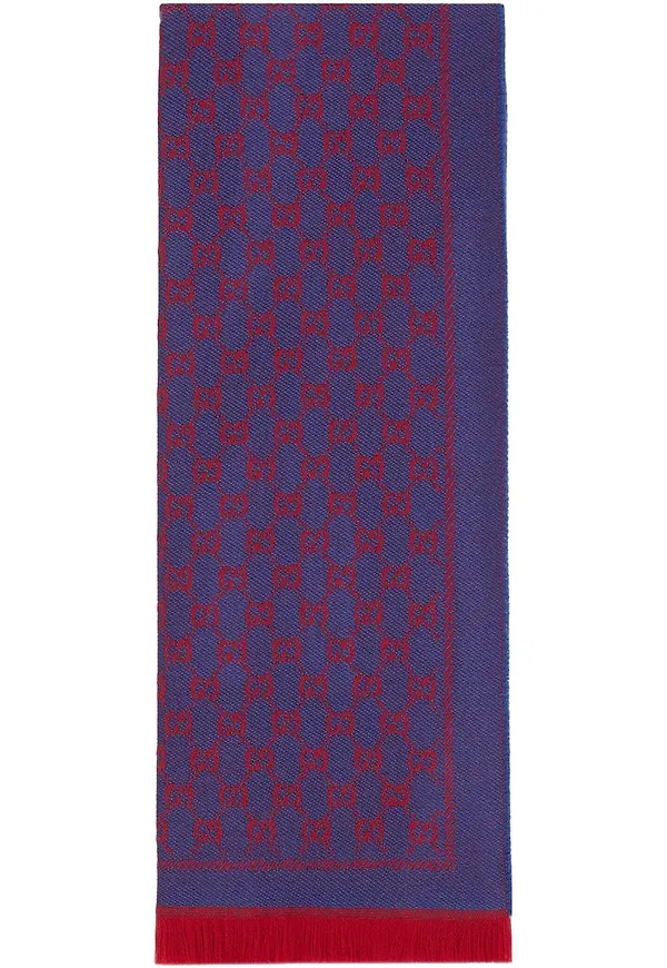 Gucci GG Supreme sjal - Lila