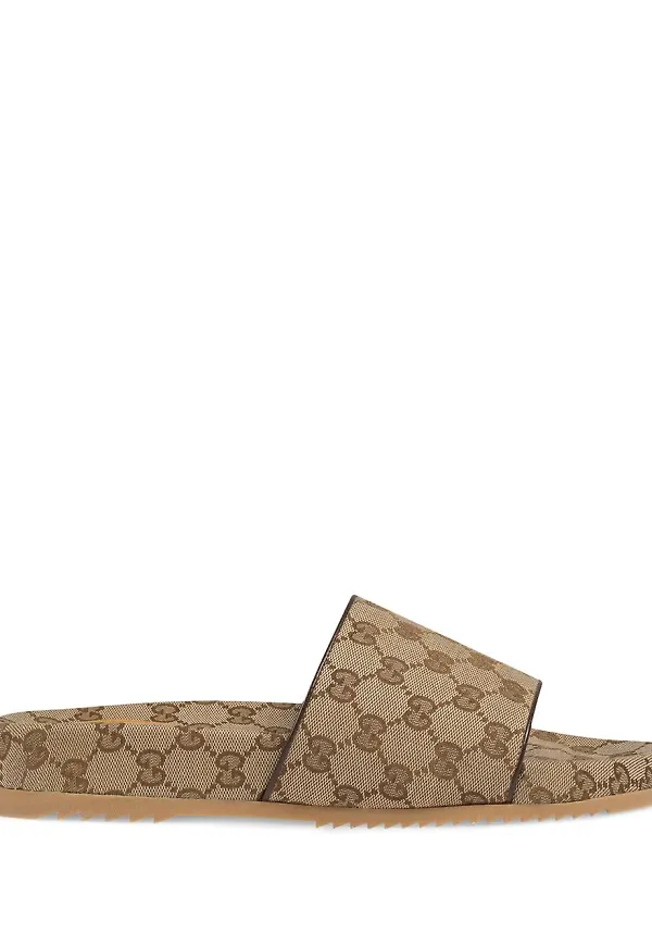 Gucci GG Supreme tofflor - Neutral