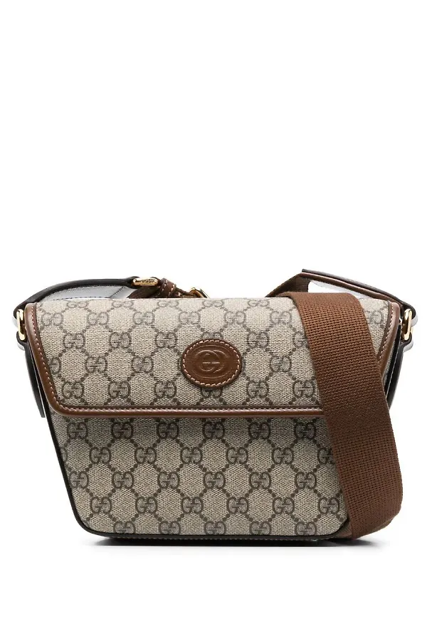 Gucci GG Supreme totebag - Brun