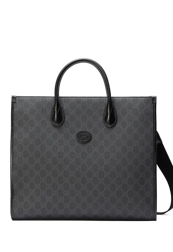 Gucci GG Supreme totebag - Svart